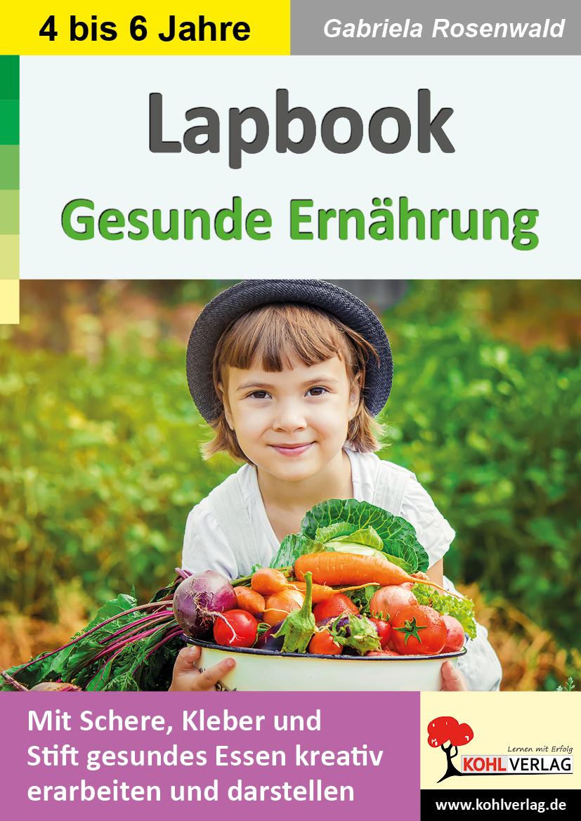 Vorderes Coverbild Lapbook Gesunde Ernährung