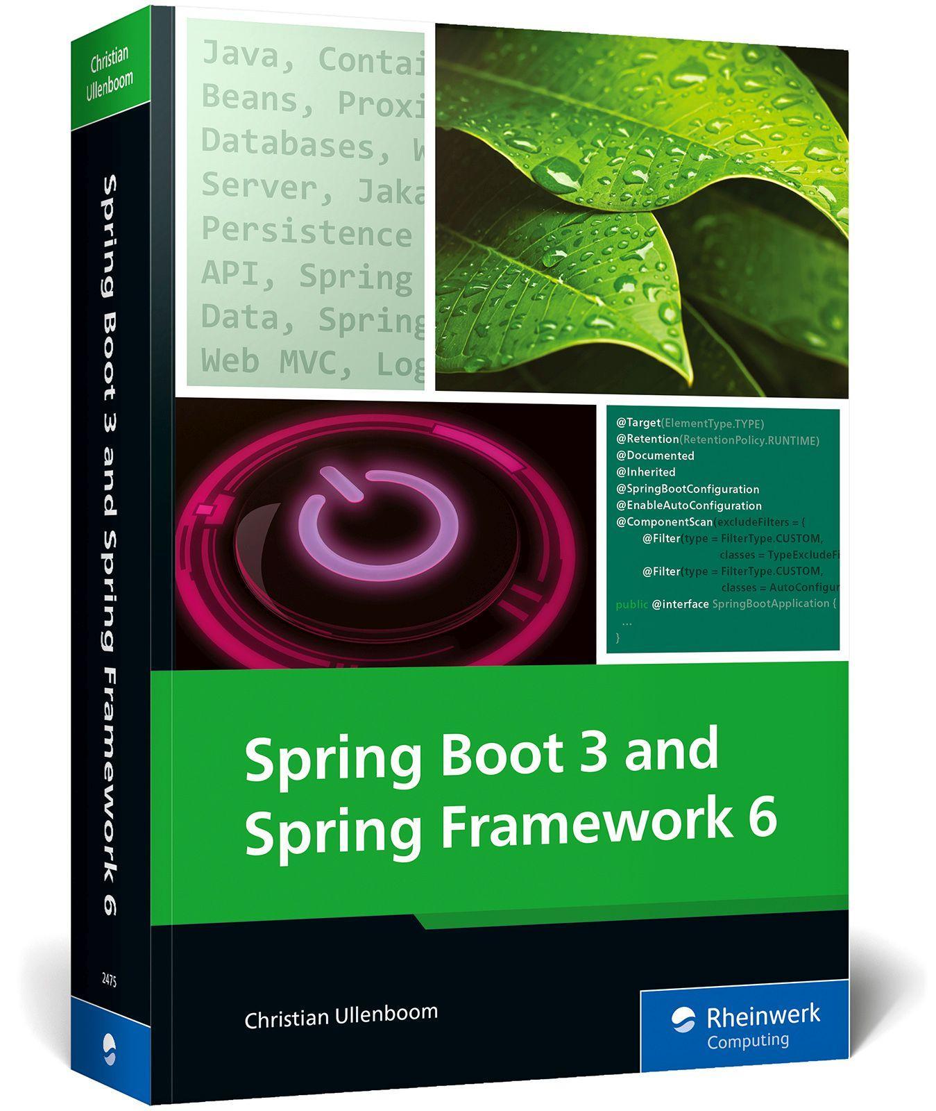 Vorderes Coverbild Spring Boot 3 and Spring Framework 6
