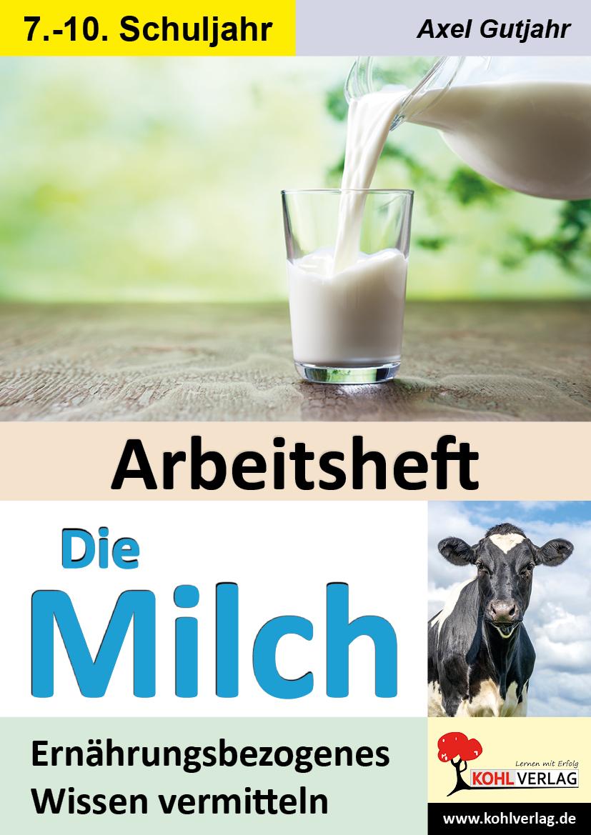 Vorderes Coverbild Arbeitsheft Die Milch