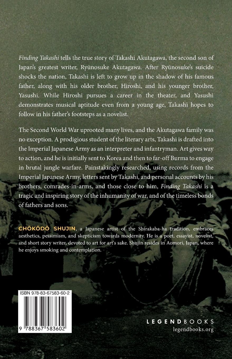 Rückseitencover Finding Takashi