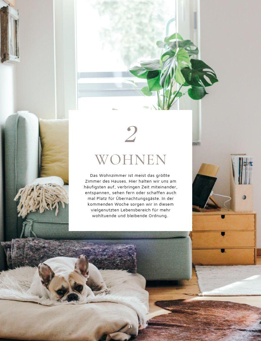 Beispielinhalt (Bild) Zeit statt Zeug: Die Aufräum-Challenge.