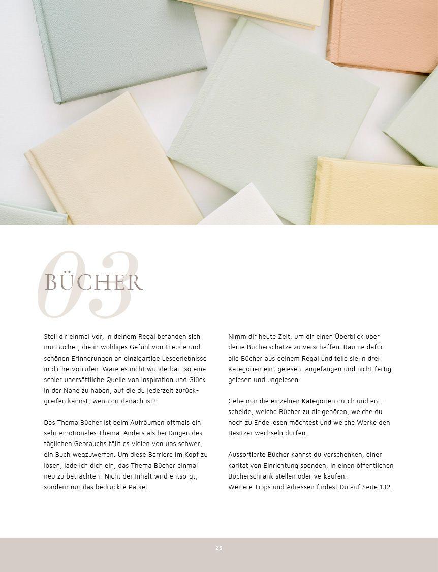 Beispielinhalt (Bild) Zeit statt Zeug: Die Aufräum-Challenge.