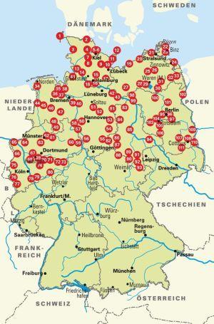 Beispielinhalt (Bild) Die 111 schönsten Radtouren in Deutschlands Norden, E-Bike geeignet, kostenloser GPX-Tracks-Download aller 111 Radtouren