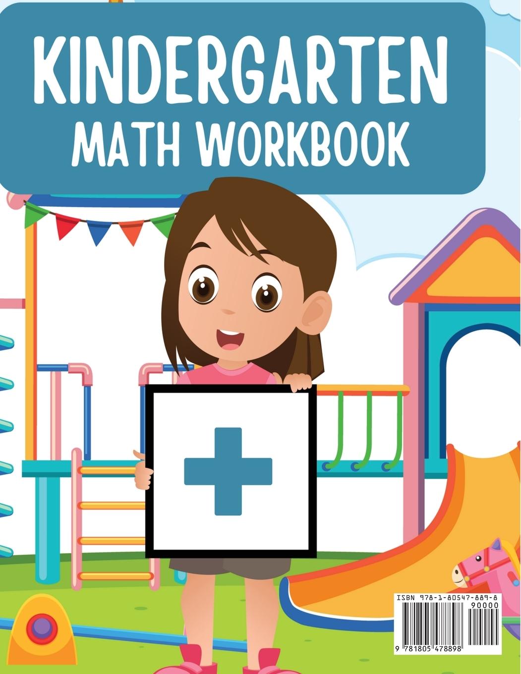 Rückseitencover Fun and Colorful Kindergarten Math Numbers Workbook
