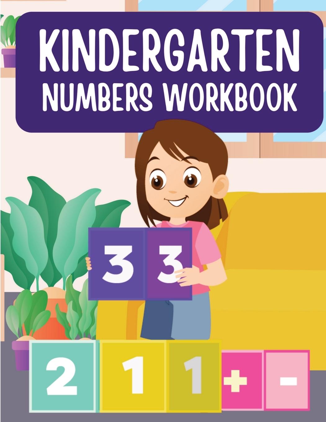 Vorderes Coverbild Fun and Colorful Kindergarten Math Numbers Workbook