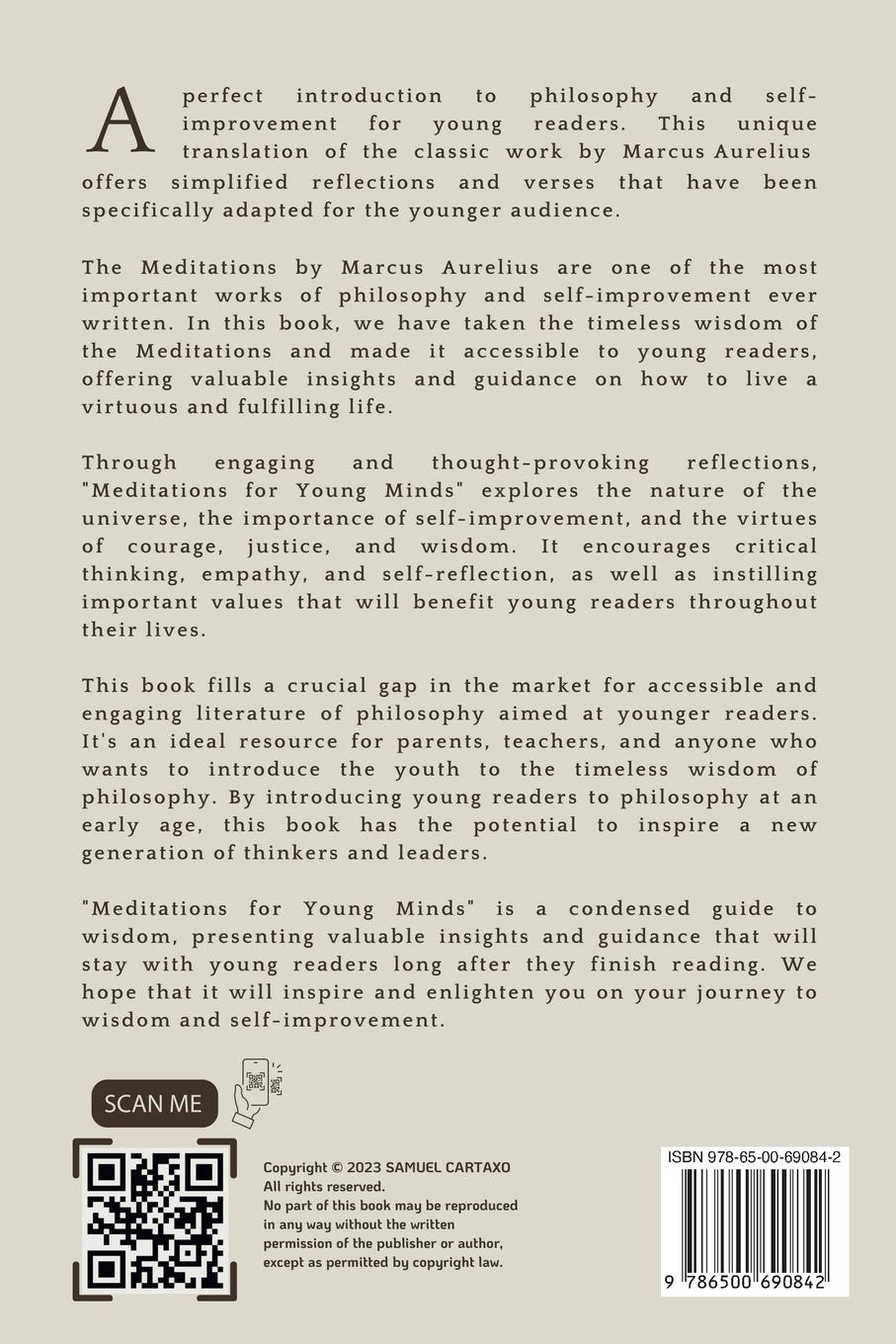Rückseitencover Meditations For Young Minds