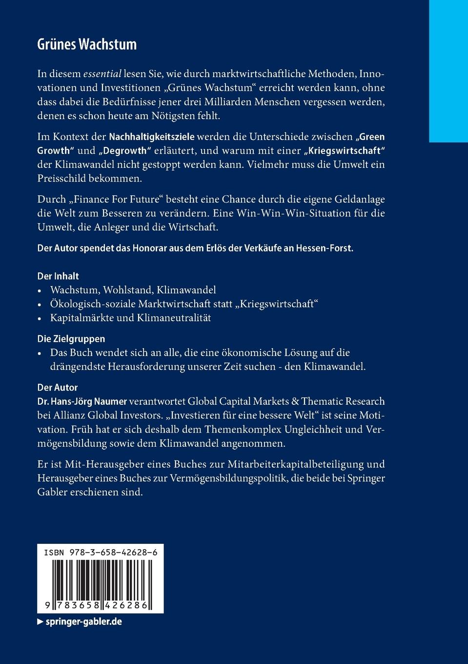 Rückseitencover Grünes Wachstum