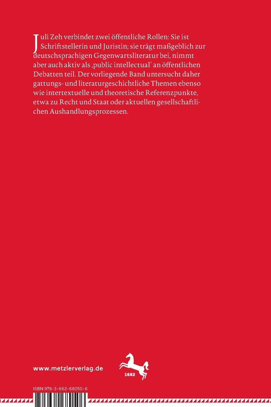 Rückseitencover Juli Zeh