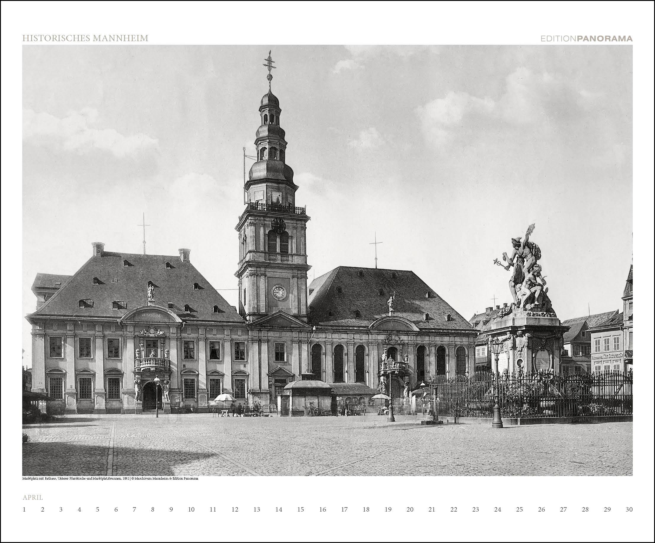 Beispielinhalt (Bild) HISTORISCHES MANNHEIM - Die Quadratestadt um 1900