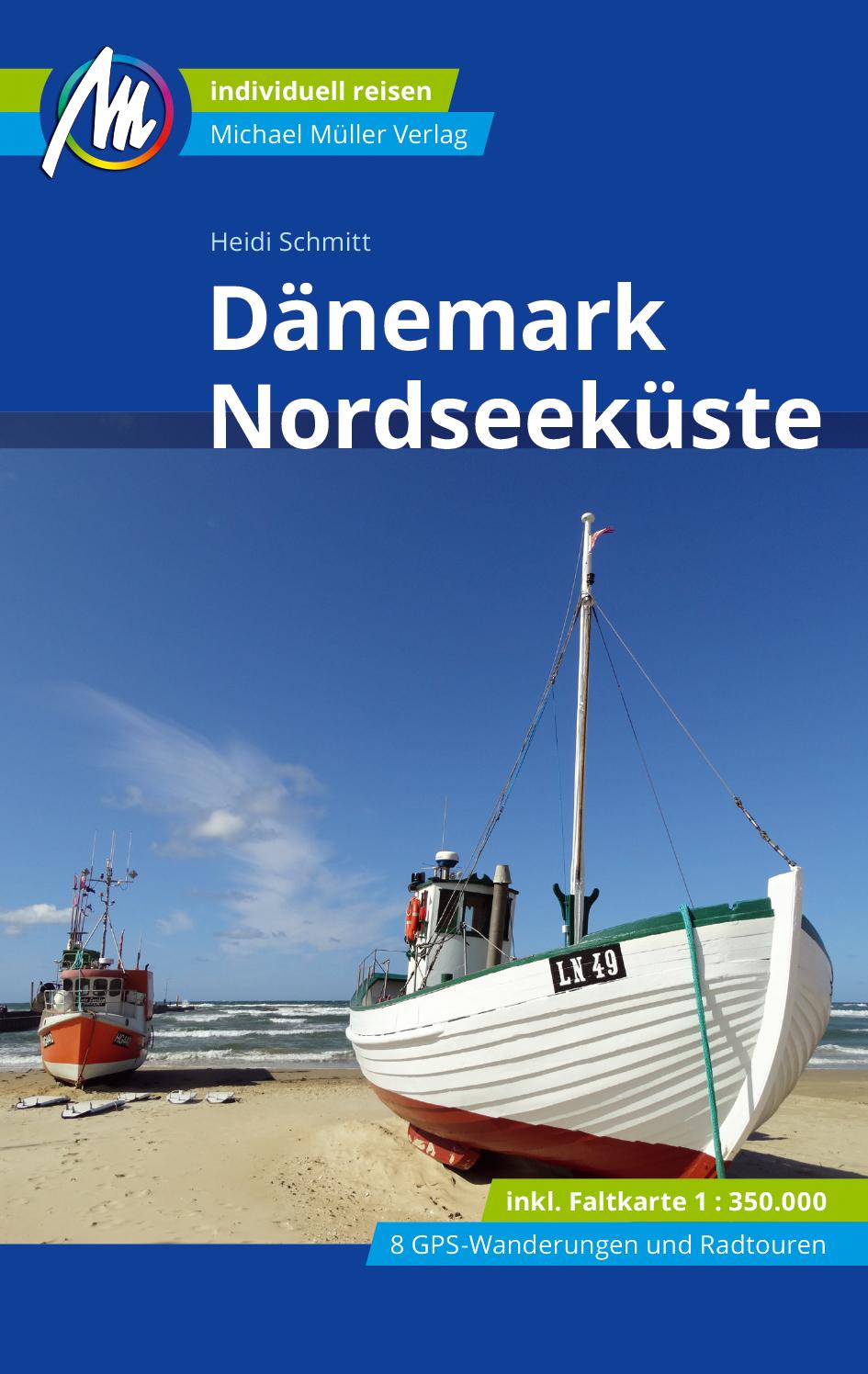 Vorderes Coverbild Dänemark Nordseeküste Reiseführer Michael Müller Verlag