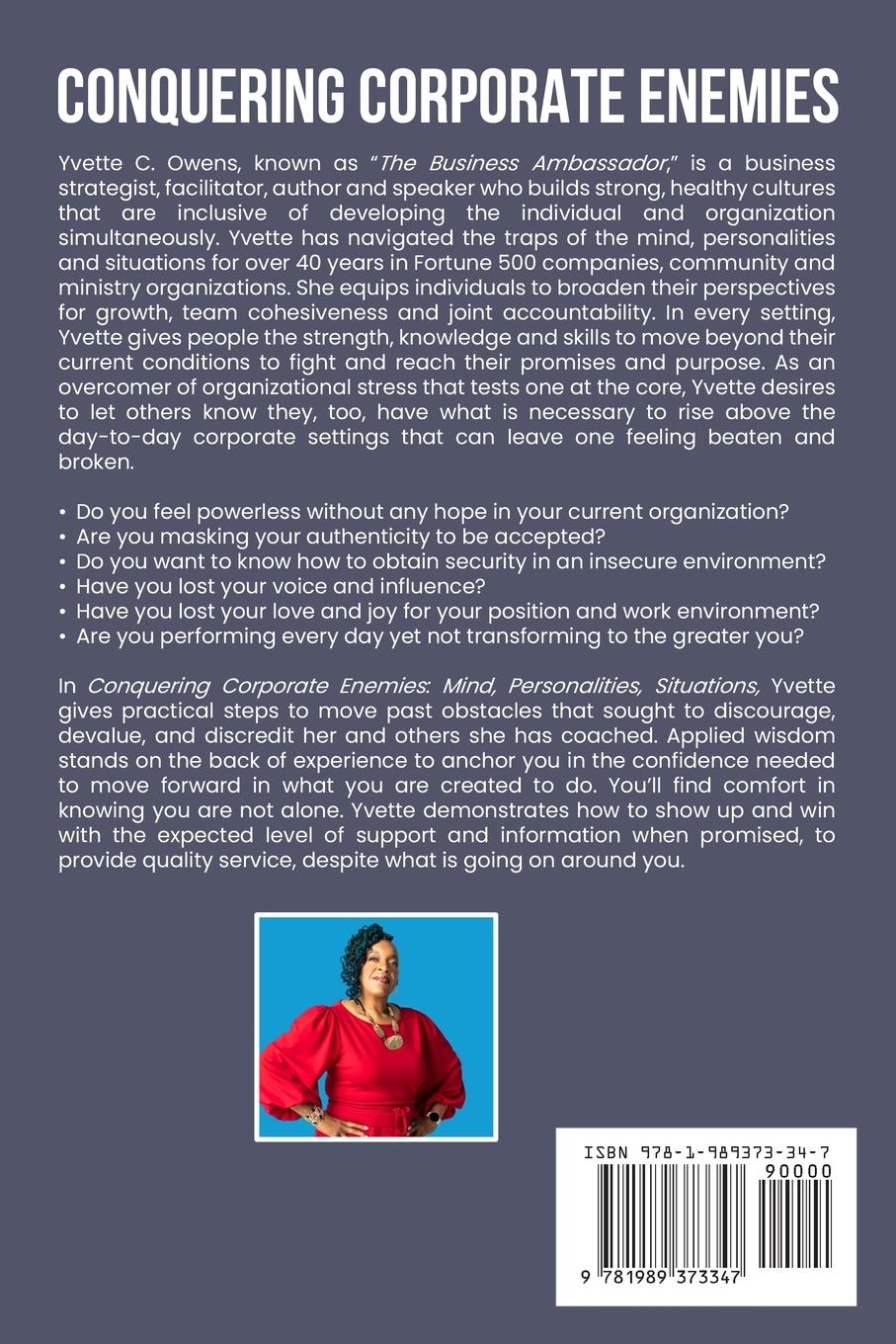 Rückseitencover Conquering Corporate Enemies  Mind-Personalities-Situations