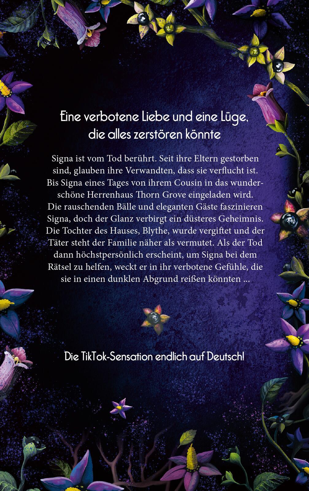 Rückseitencover Belladonna - Die Berührung des Todes (Belladonna 1)