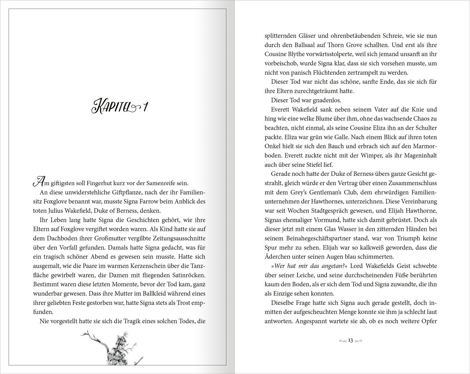 Beispielinhalt (Bild) Foxglove - Das Begehren des Todes (Belladonna 2)