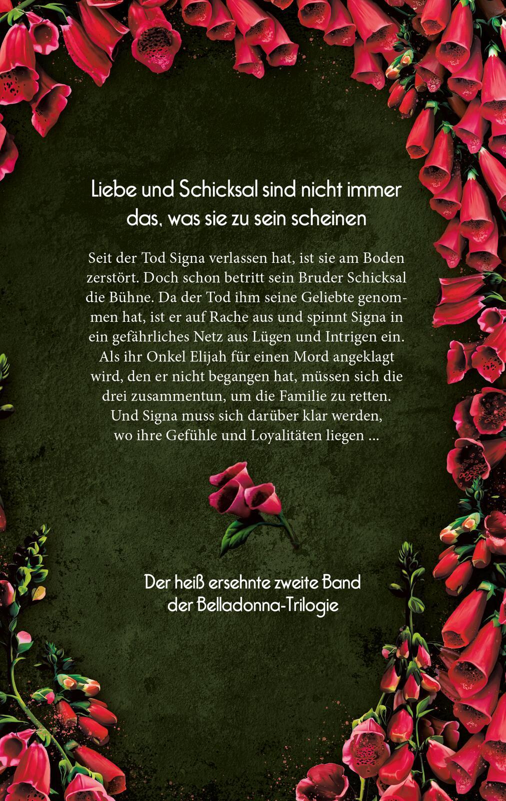 Rückseitencover Foxglove - Das Begehren des Todes (Belladonna 2)