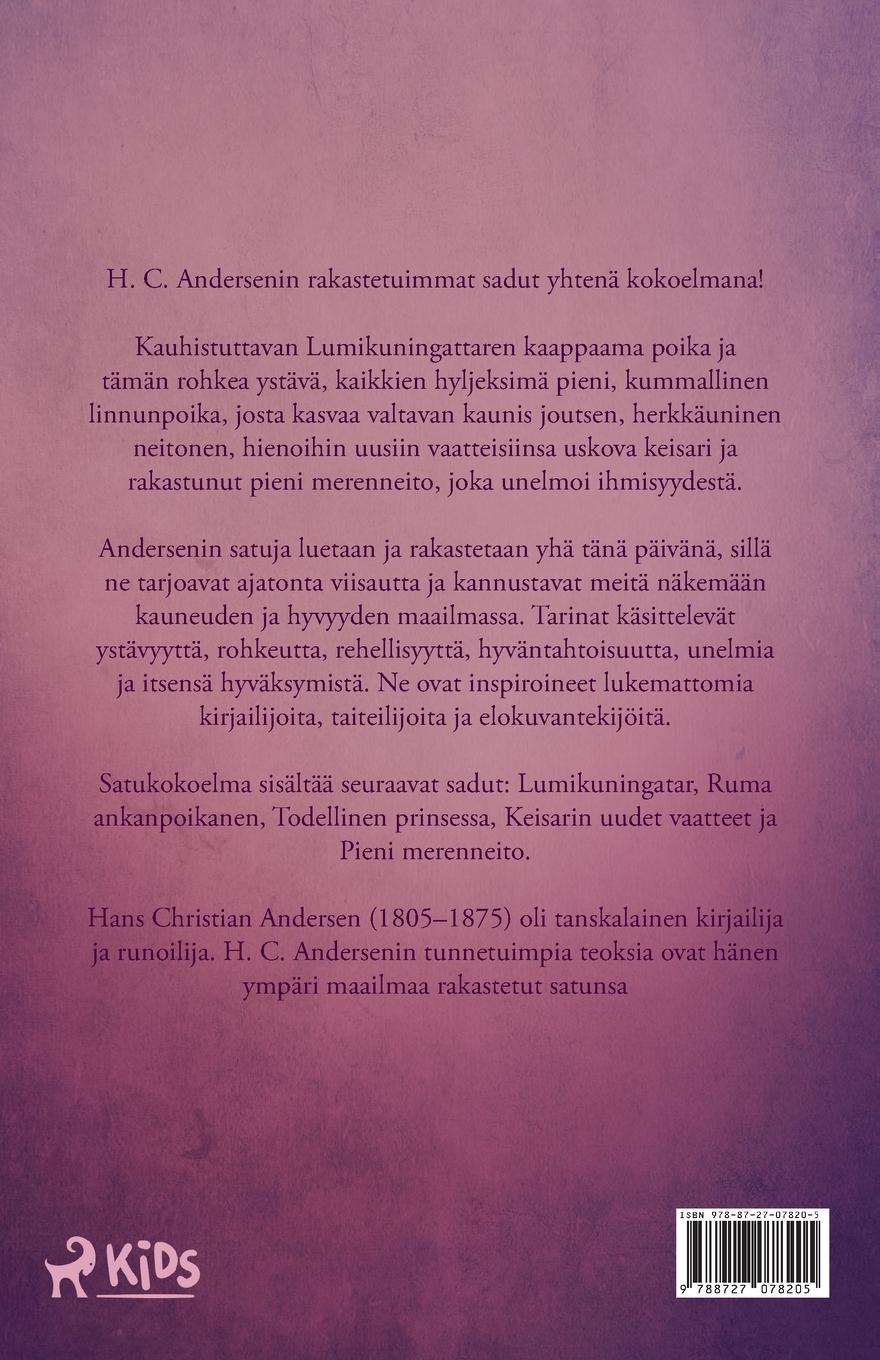 Rückseitencover H. C. Andersenin satuklassikot