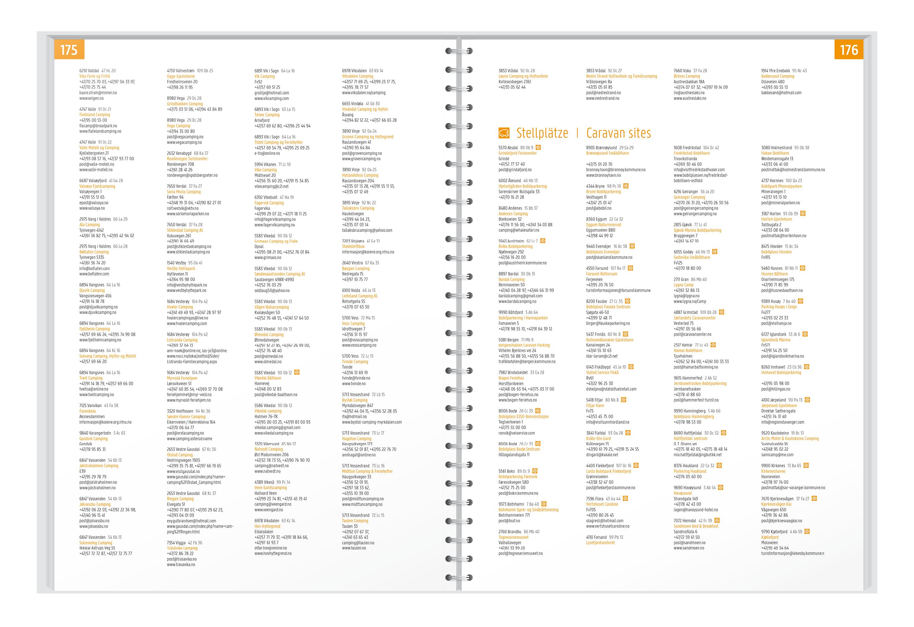 Beispielinhalt (Bild) freytag & berndt Autoatlas Norwegen 1:250.000
