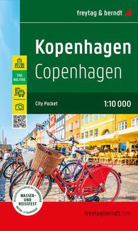 Vorderes Coverbild Kopenhagen, Stadtplan 1:10.000, freytag & berndt