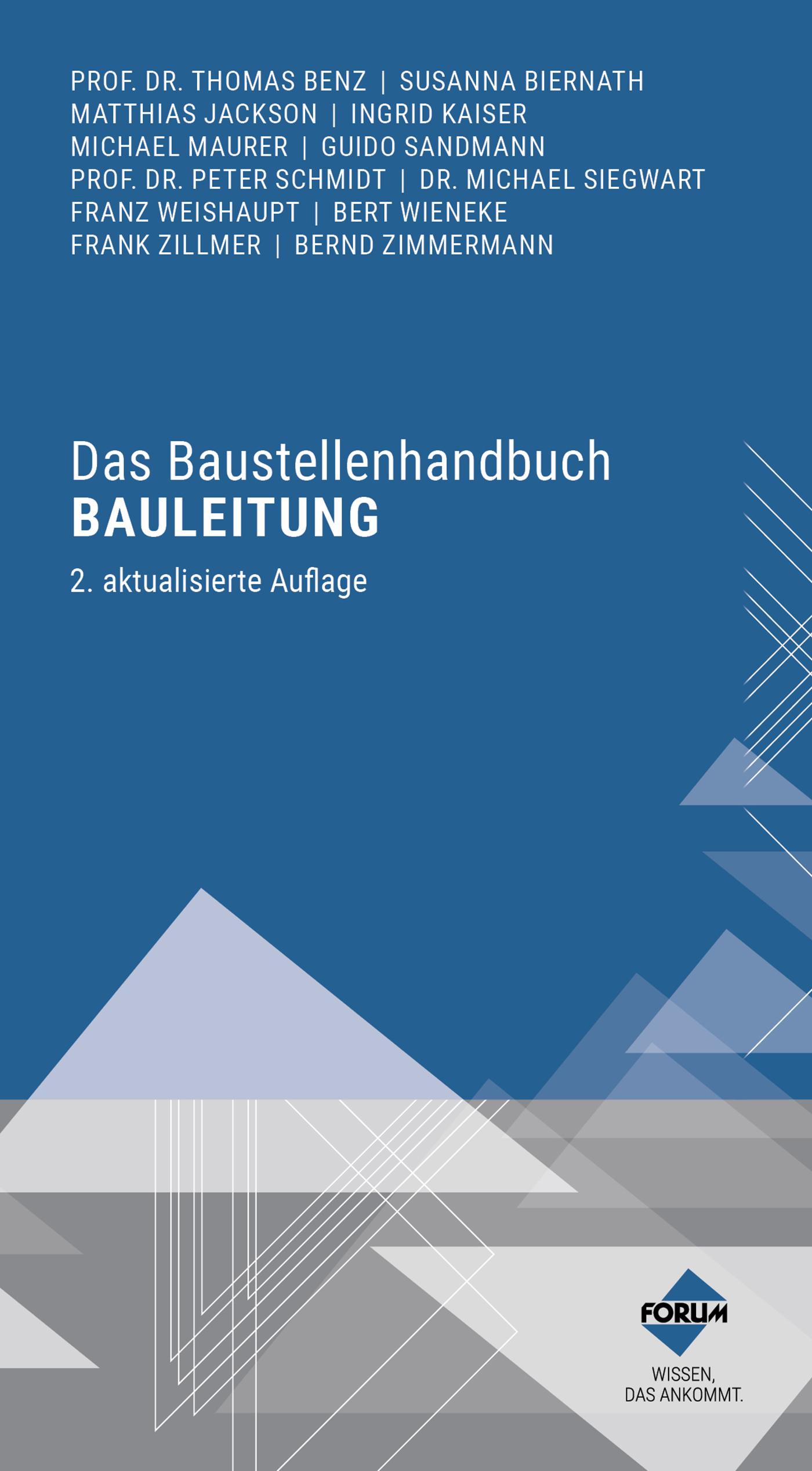 Vorderes Coverbild Das Baustellenhandbuch Bauleitung