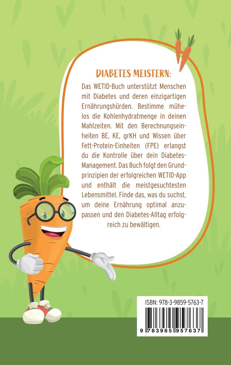 Rückseitencover WETID - Optimiere dein Diabetes-Management