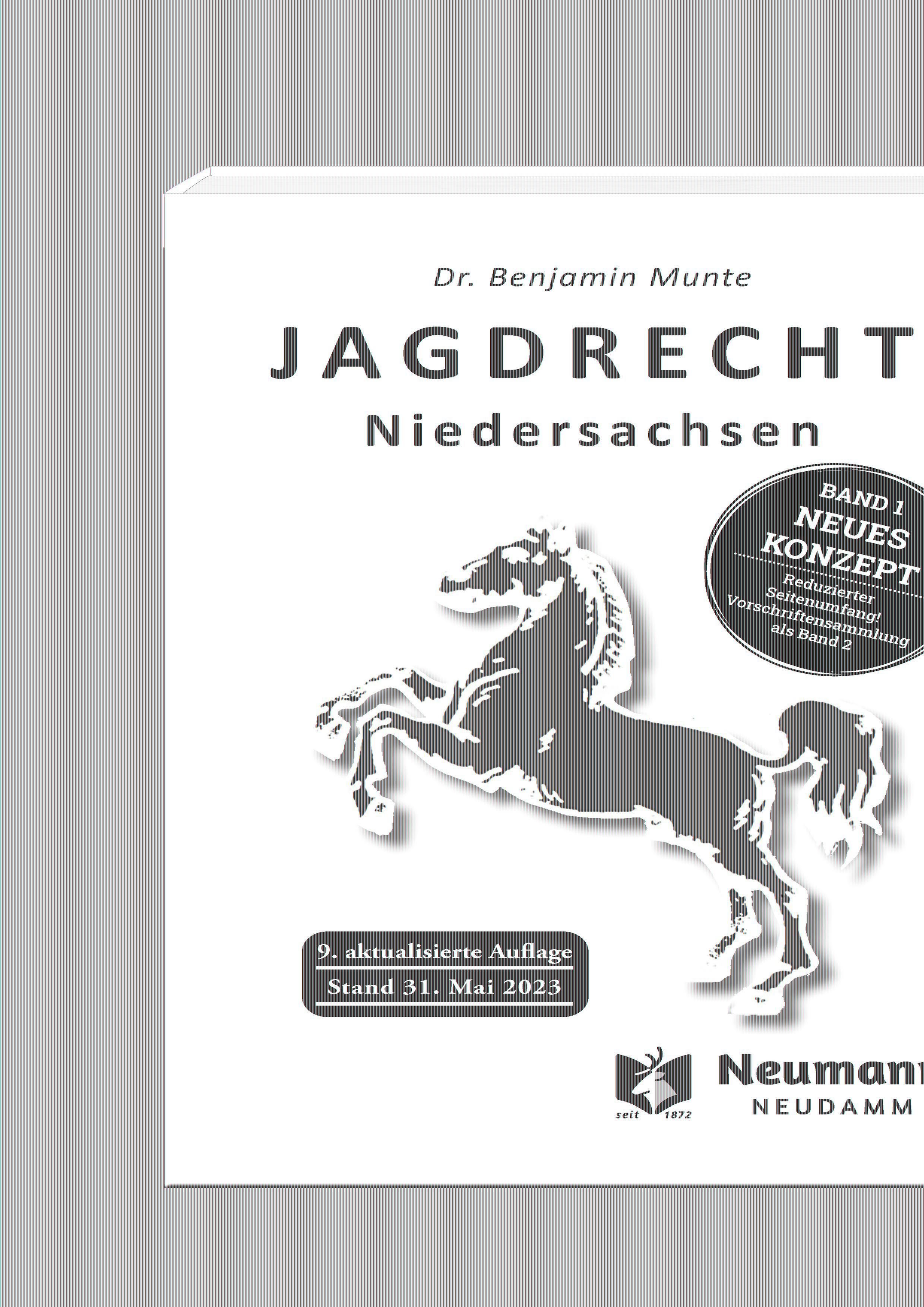 Vorderes Coverbild JAGDRECHT Niedersachsen
