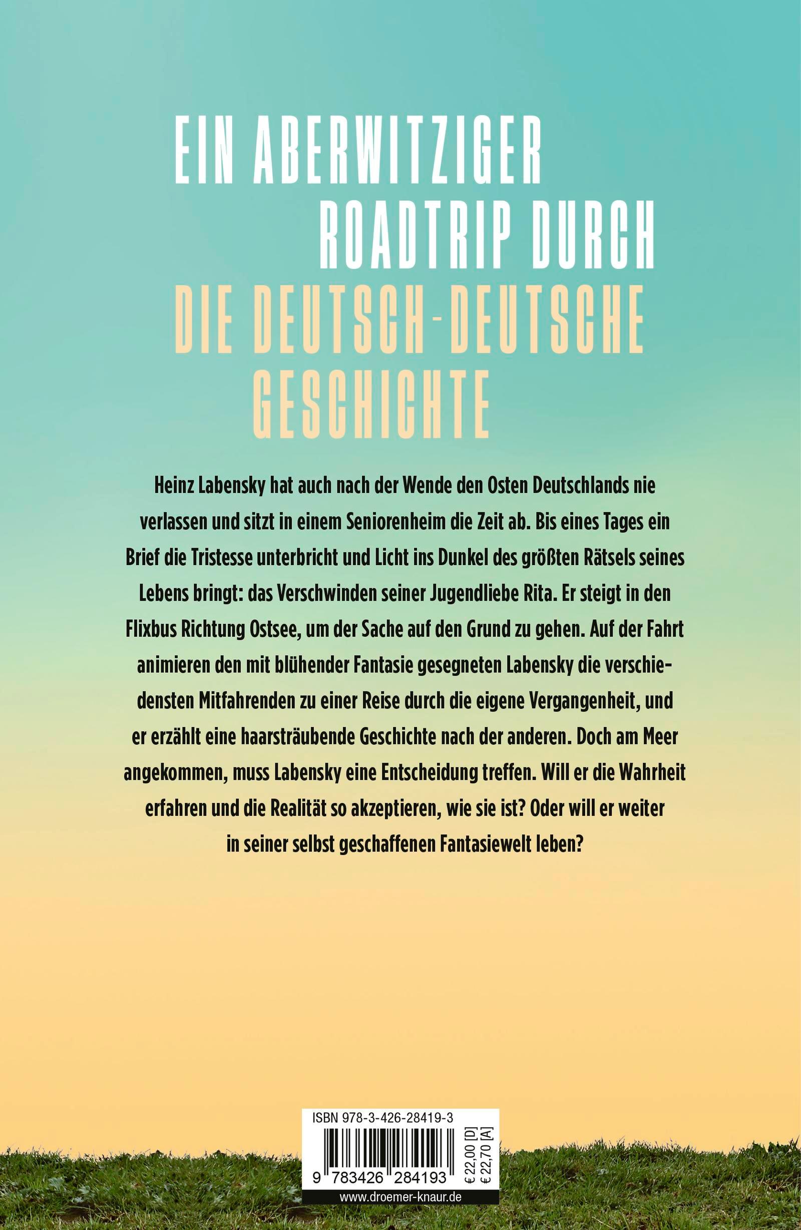 Rückseitencover Heinz Labensky - und seine Sicht auf die Dinge