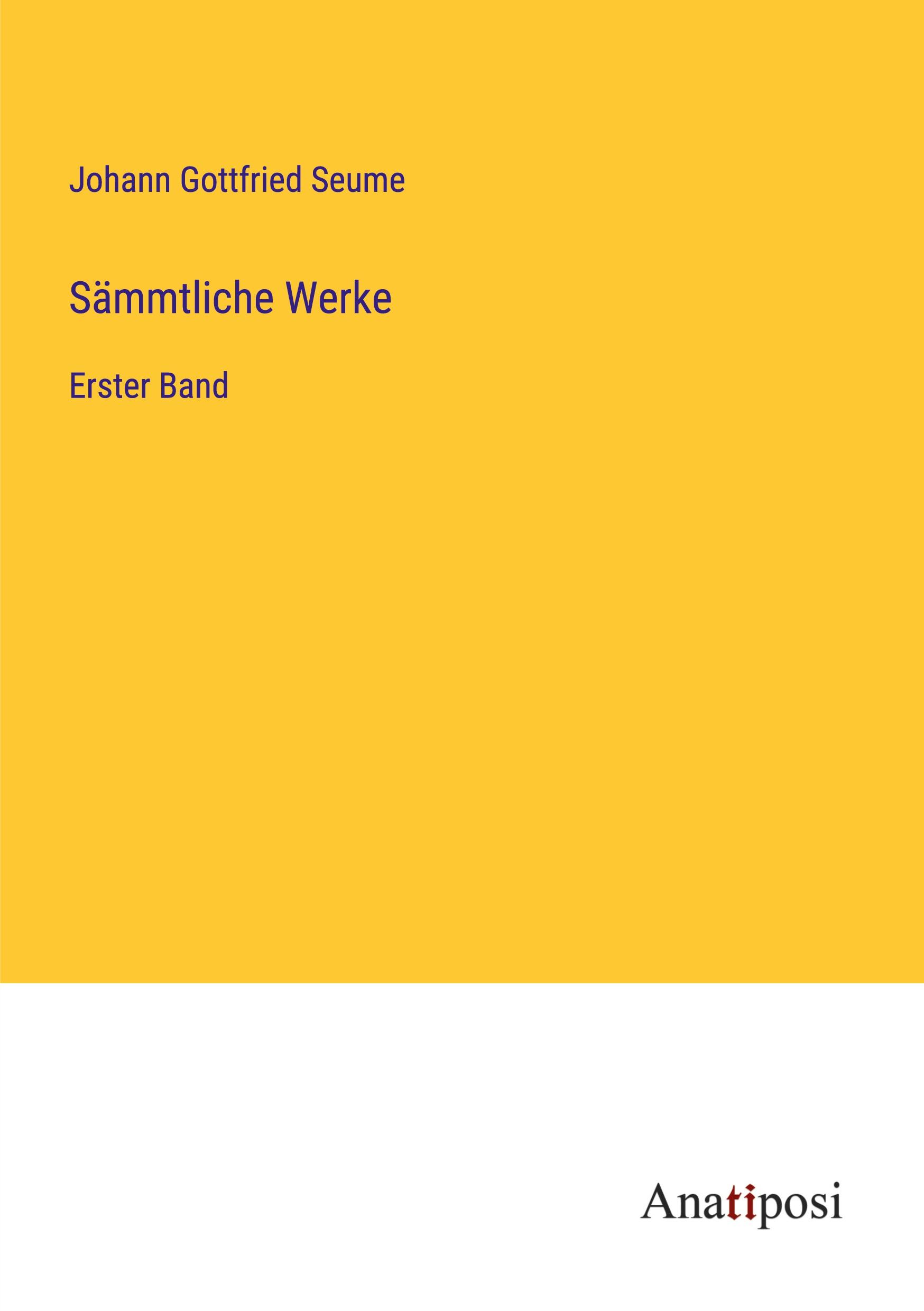 Vorderes Coverbild Sämmtliche Werke
