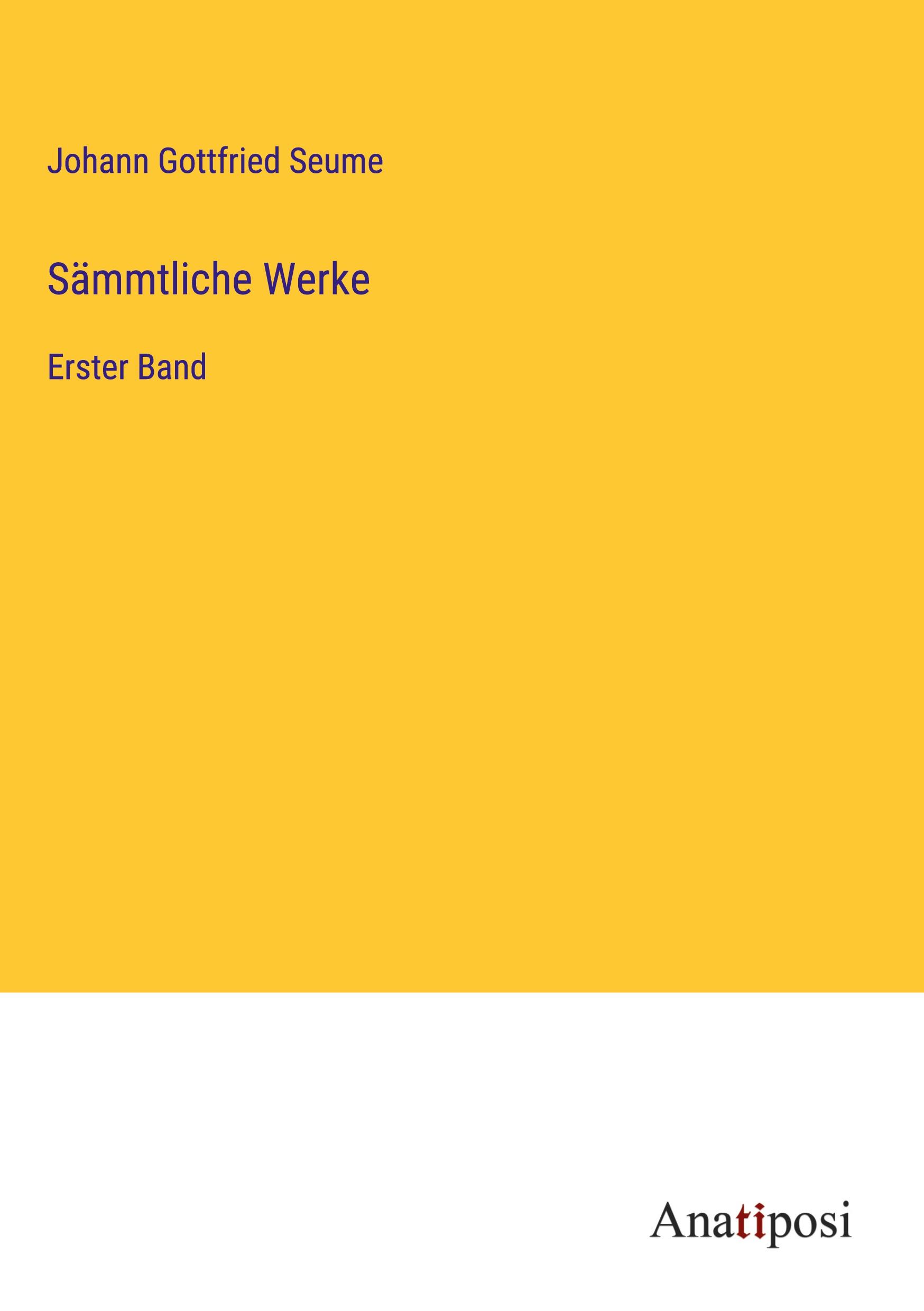 Vorderes Coverbild Sämmtliche Werke