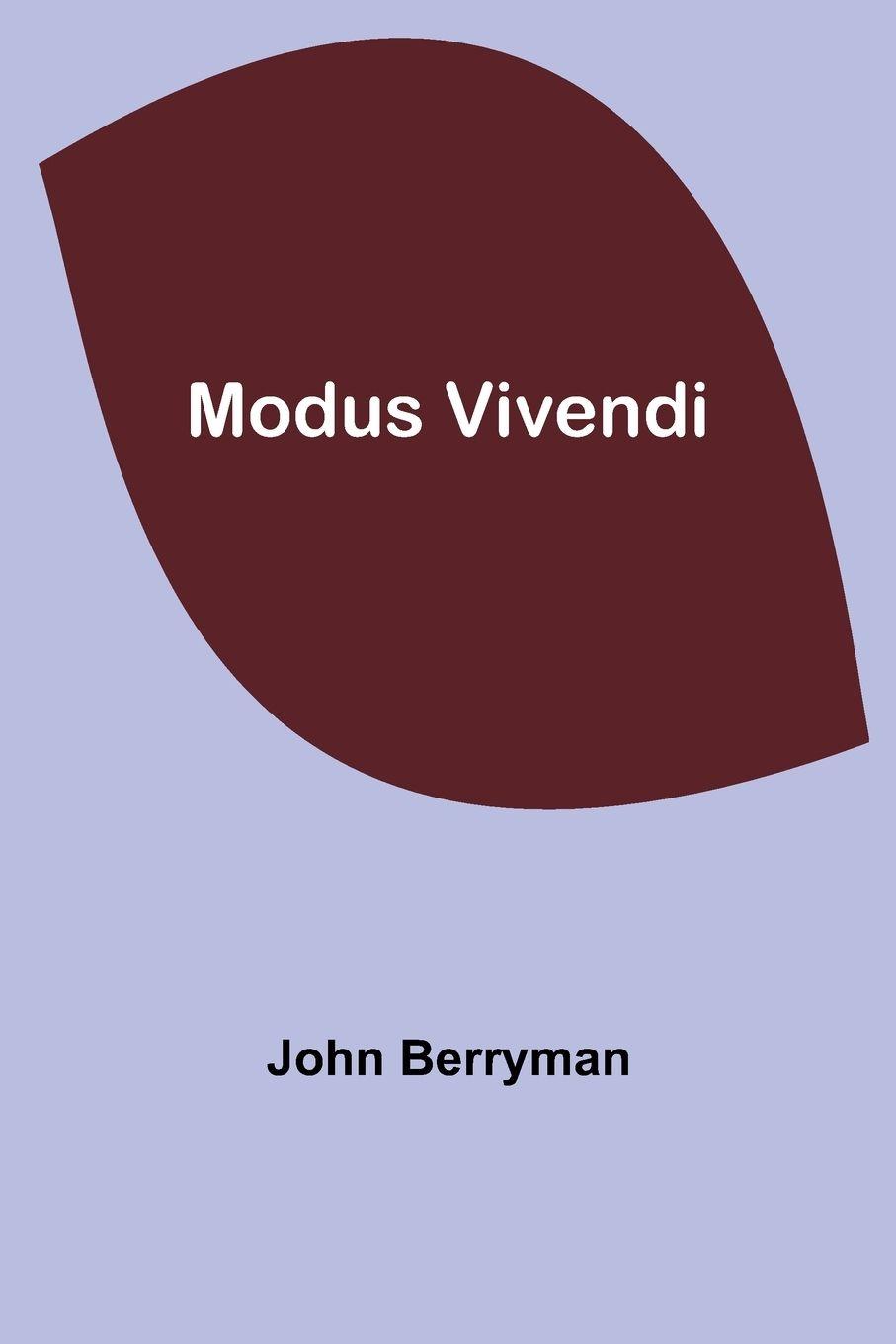 Vorderes Coverbild Modus Vivendi
