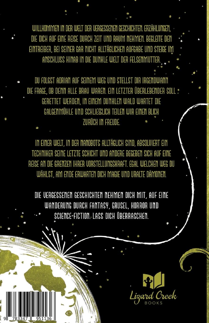 Rückseitencover Vergessene Geschichten