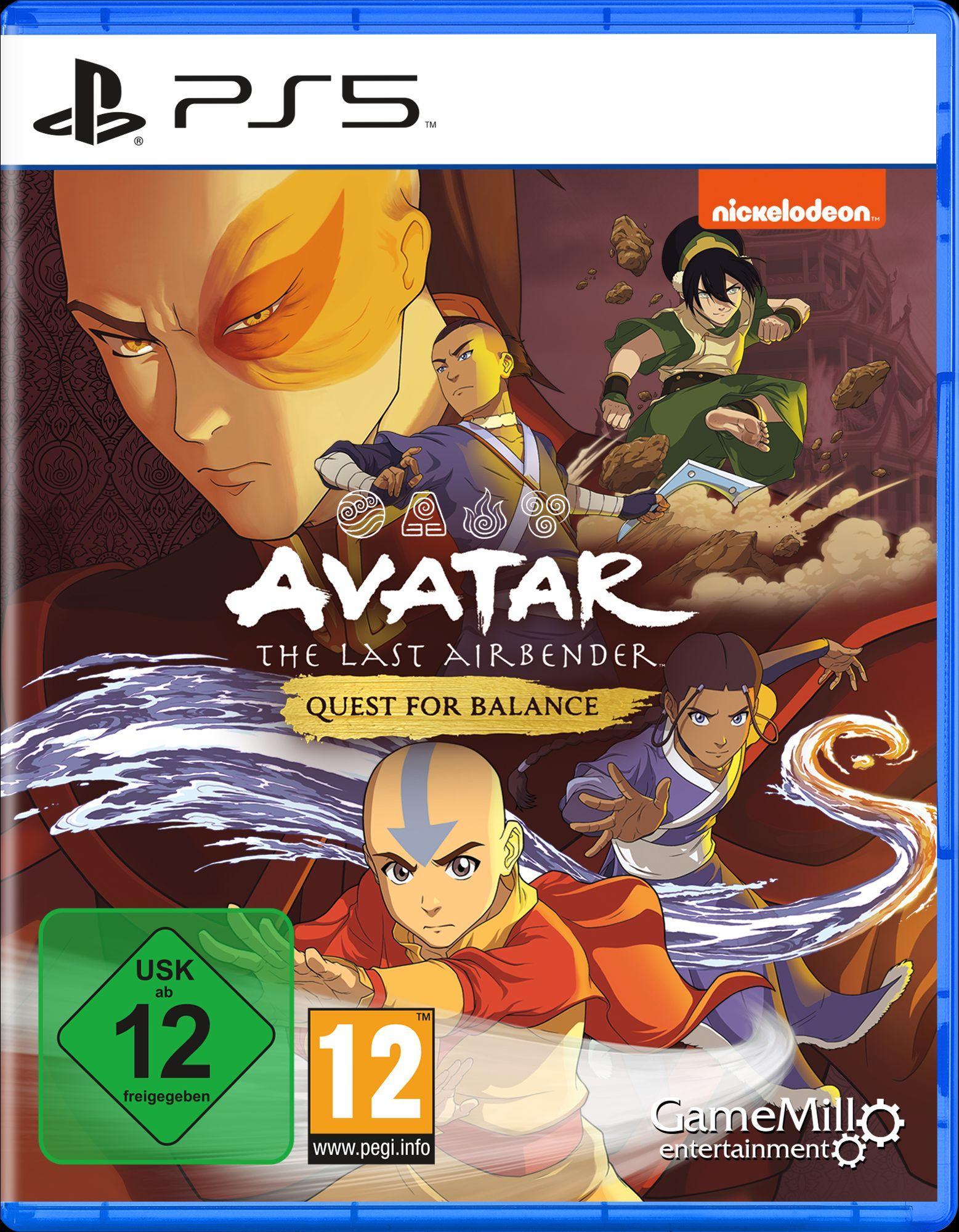 Vorderes Coverbild Avatar - The Last Airbender (PlayStation PS5)