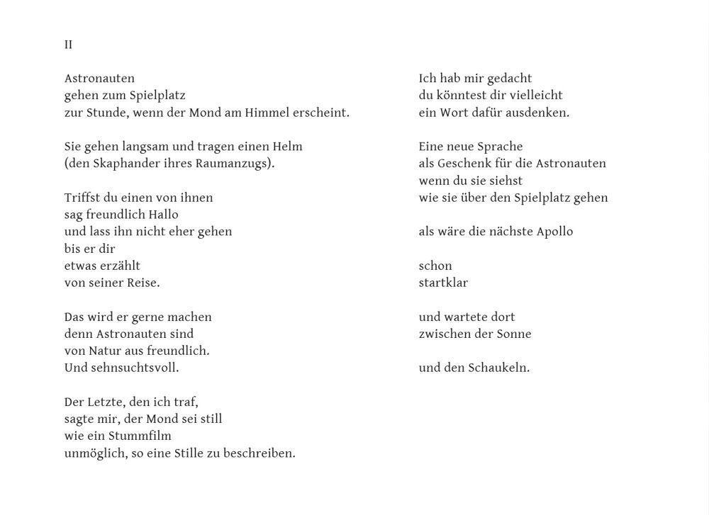 Beispielinhalt (Bild) Als du Wolke warst