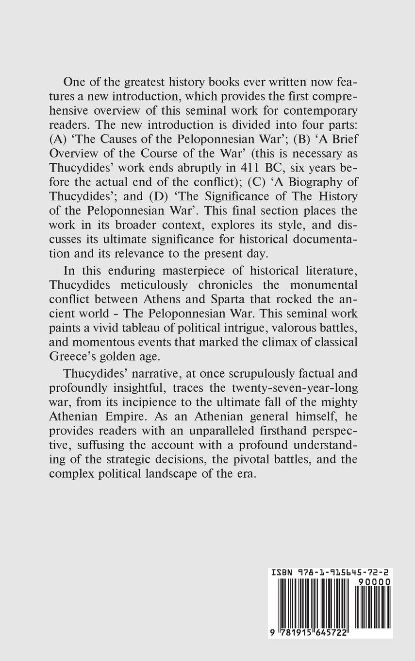 Rückseitencover The History of the Peloponnesian War