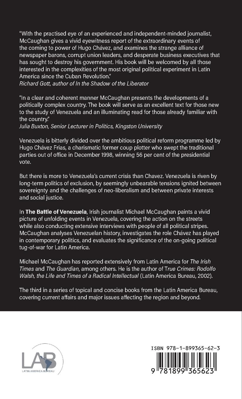 Rückseitencover The Battle of Venezuela