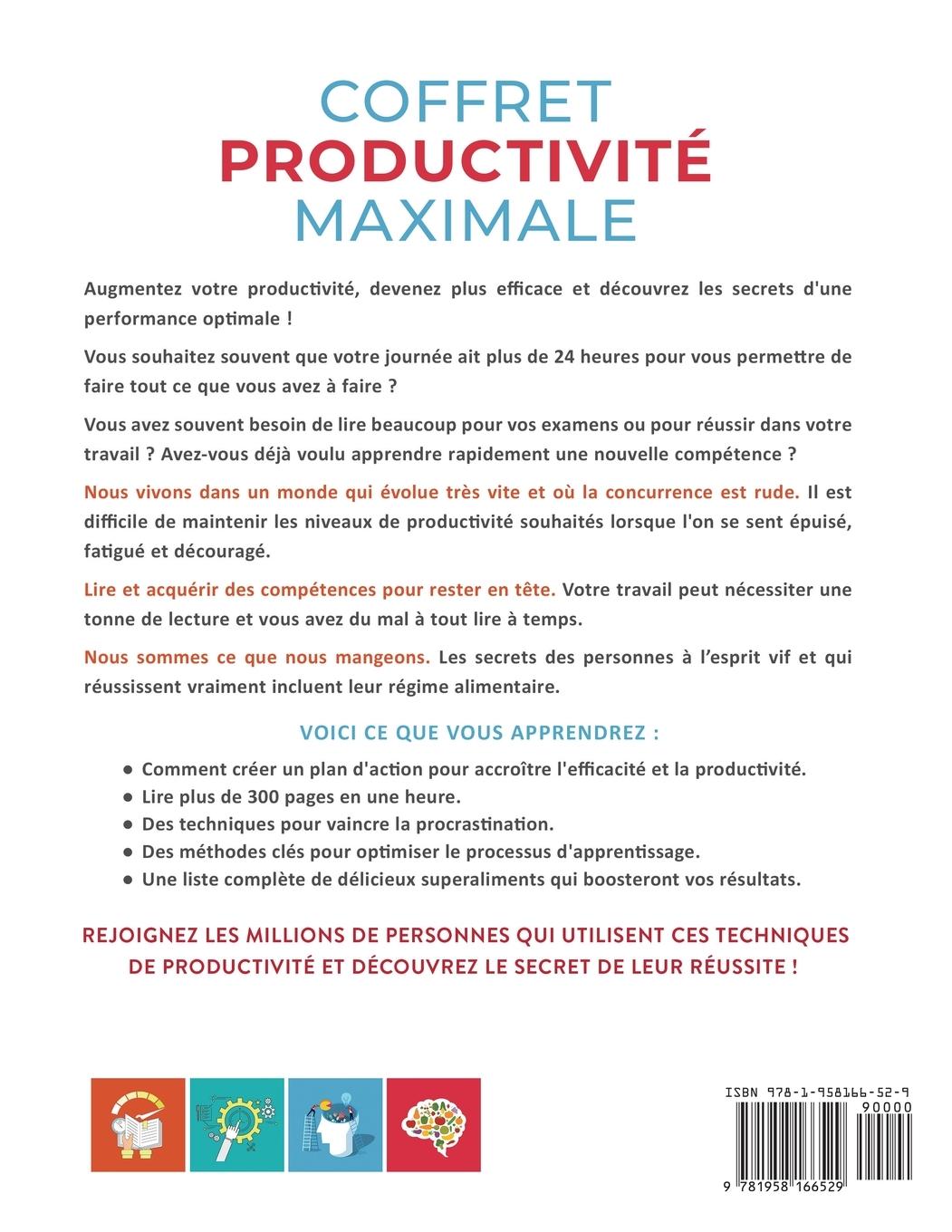 Rückseitencover Coffret productivité maximale - 4 livres en 1