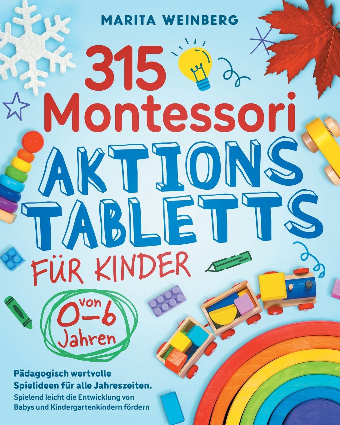 Vorderes Coverbild 315 Montessori Aktionstabletts für Kinder von 0-6 Jahren