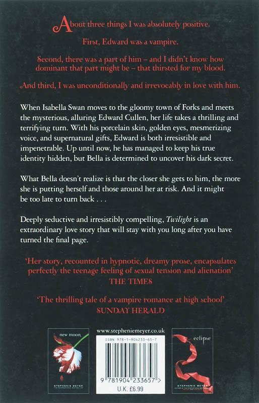 Rückseitencover Twilight