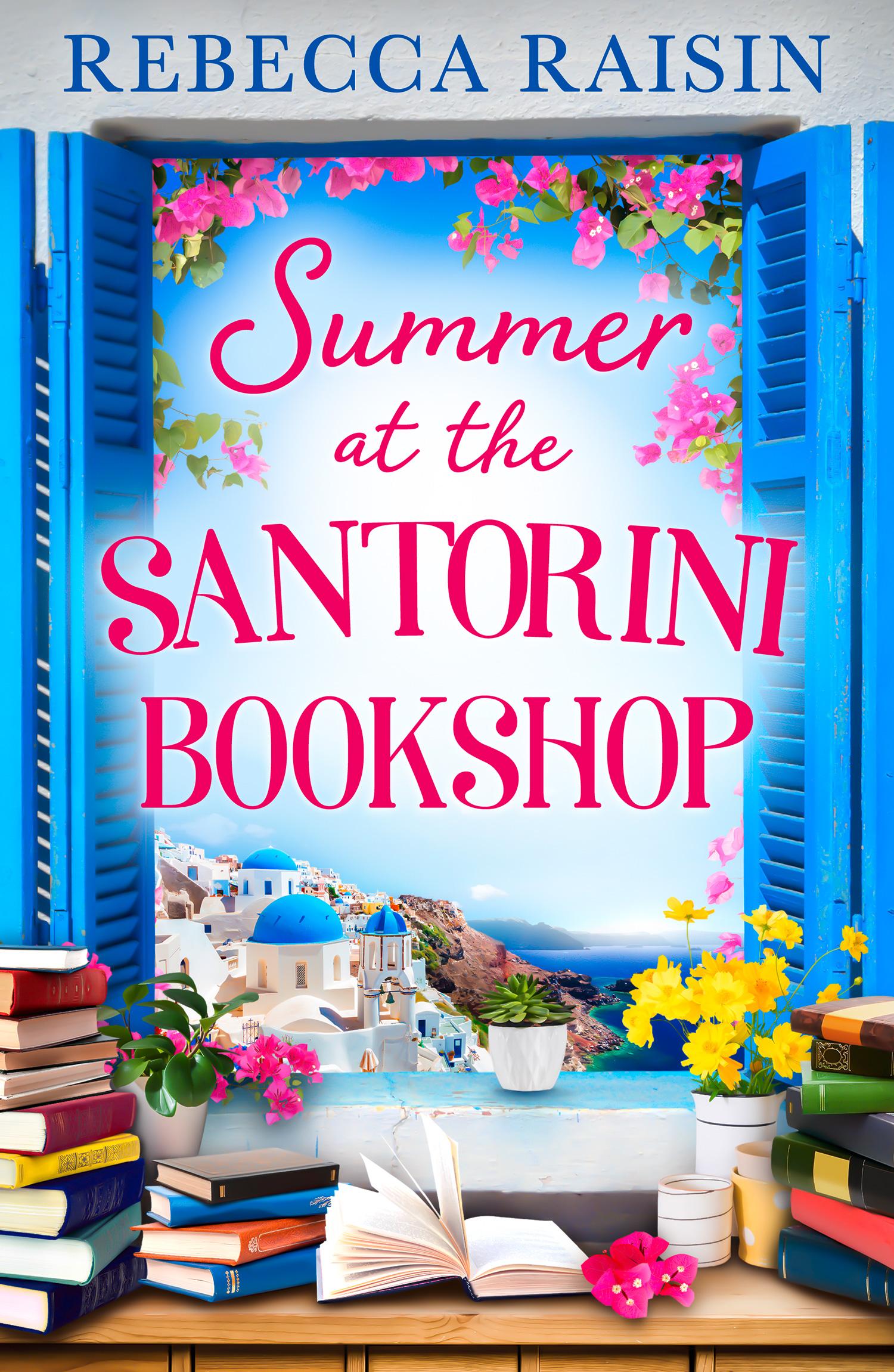 Vorderes Coverbild Summer at the Santorini Bookshop
