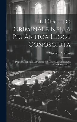 Vorderes Coverbild Il Diritto Criminale Nella Più Antica Legge Conosciuta