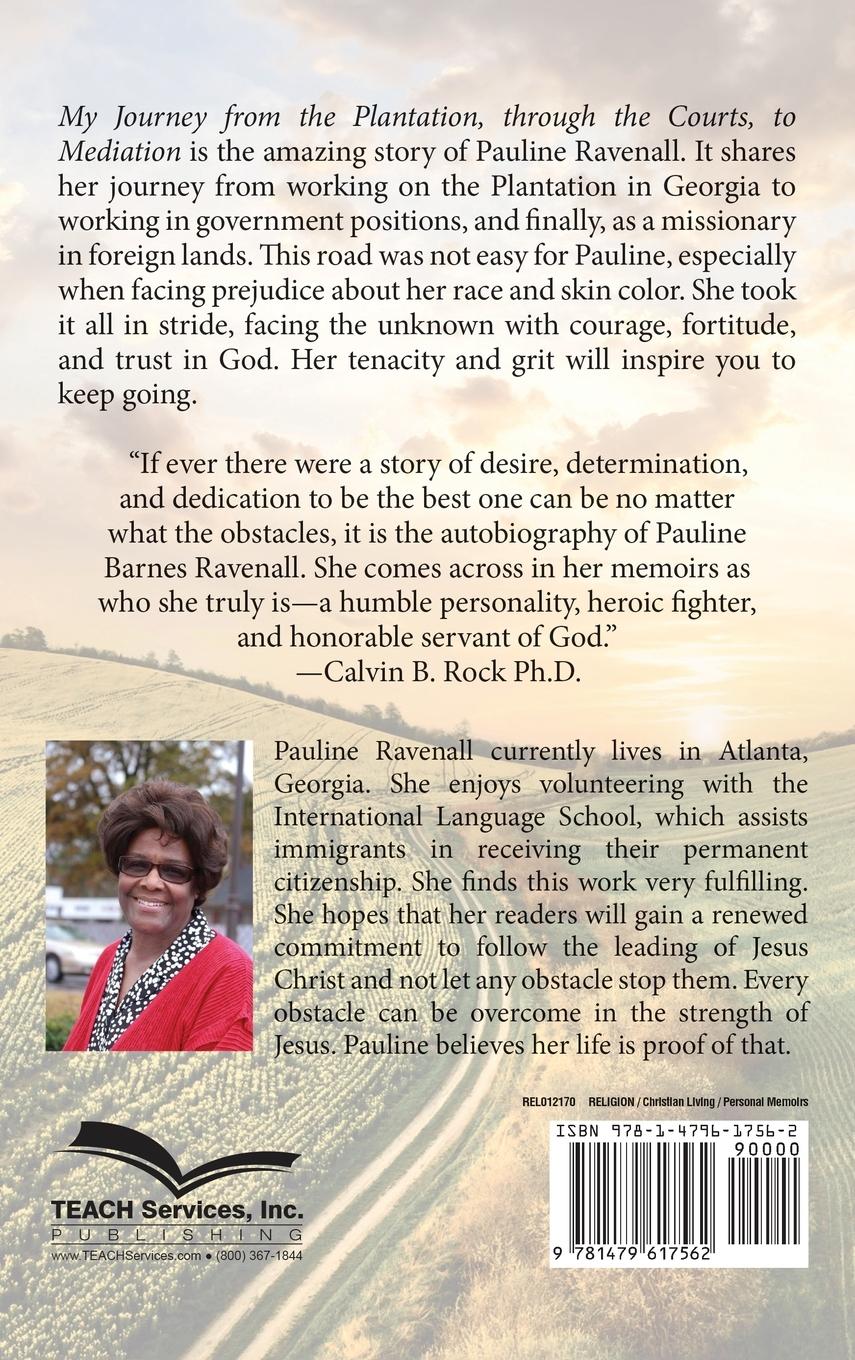 Rückseitencover My Journey from the Plantation, through the Courts, to Mediation