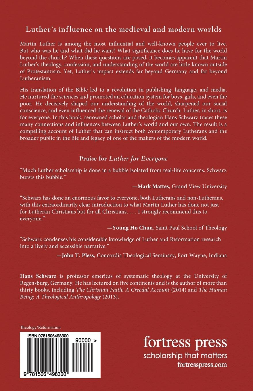 Rückseitencover Luther for Everyone