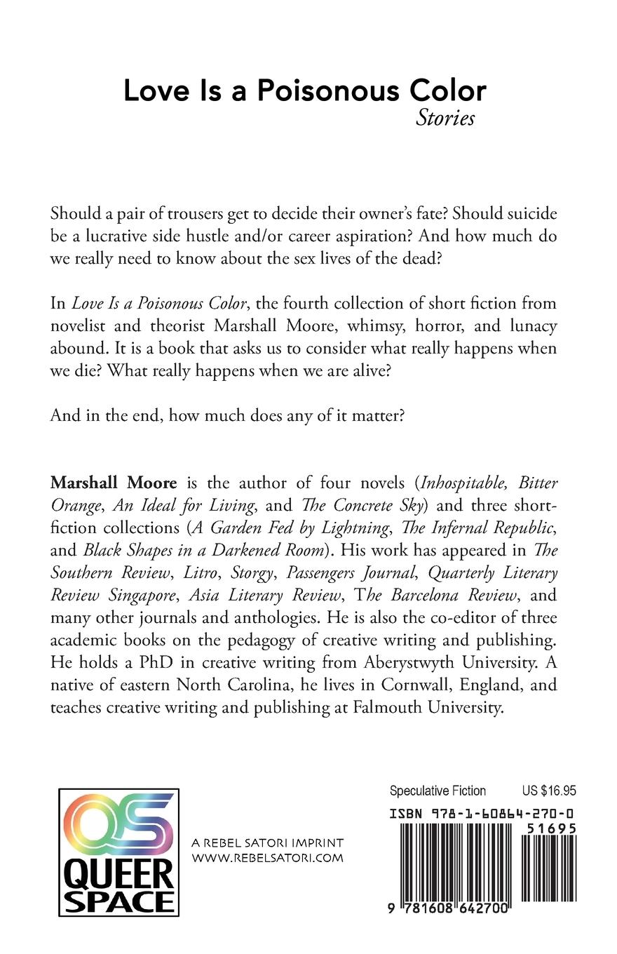 Rückseitencover Love Is a Poisonous Color