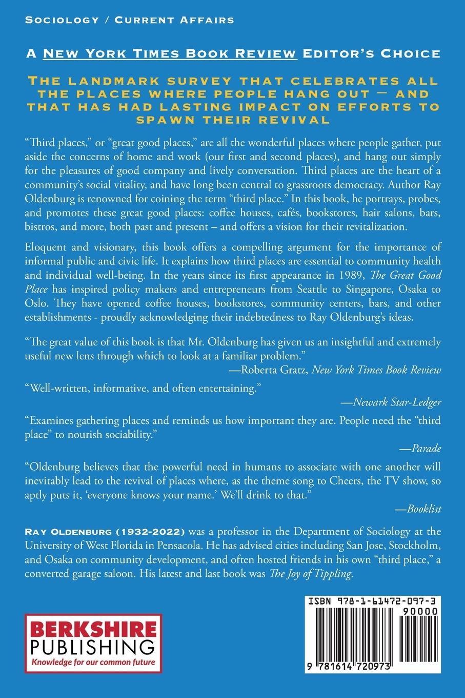 Rückseitencover The Great Good Place