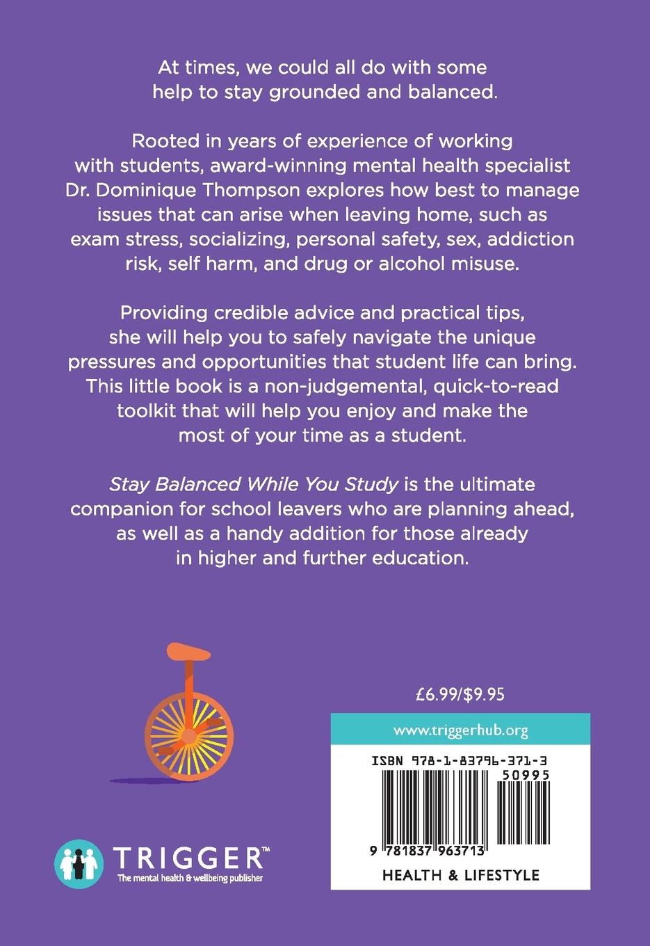 Rückseitencover Stay Balanced While You Study