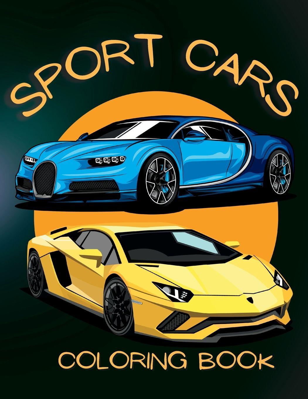 Vorderes Coverbild Sports Car Coloring Book