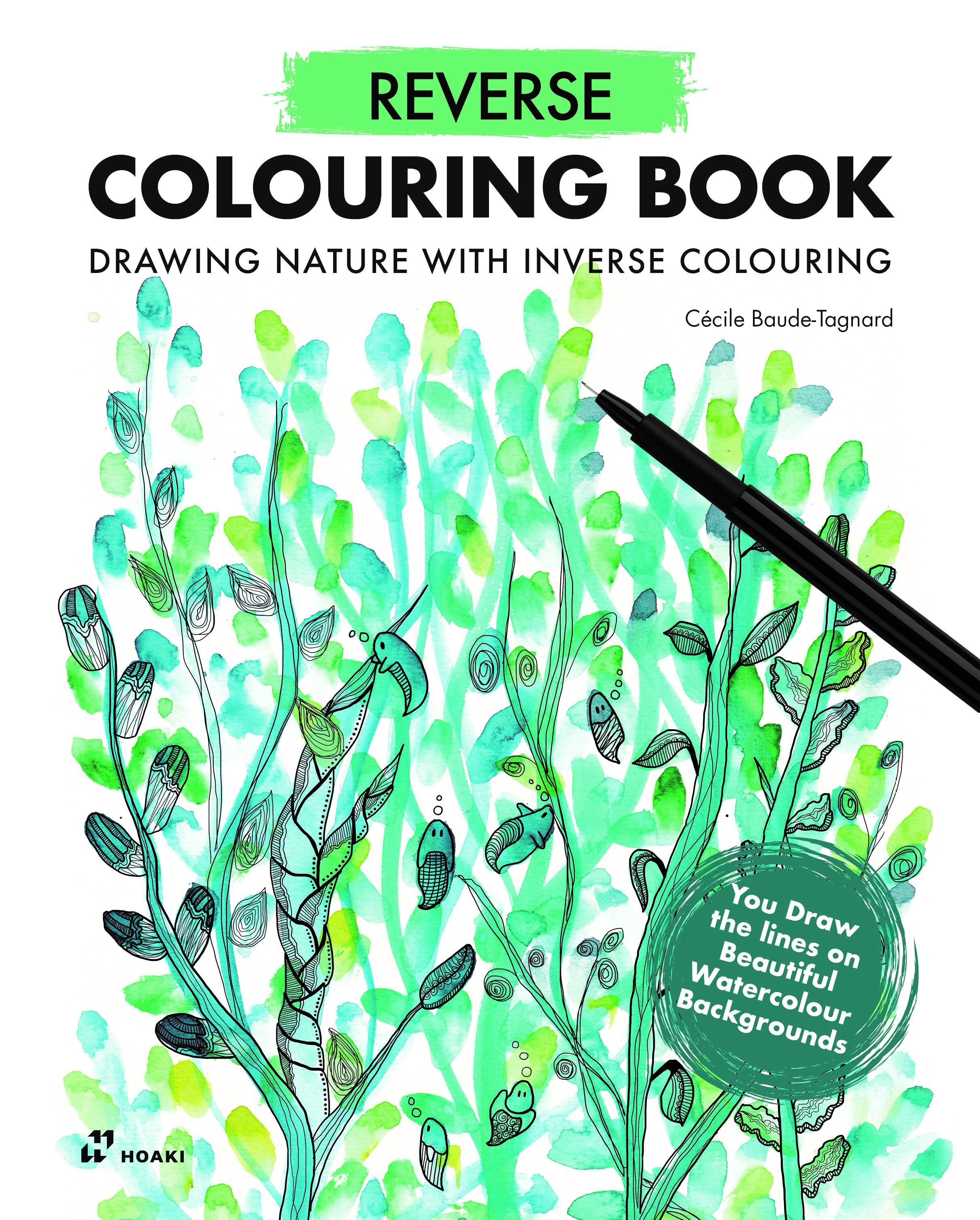 Vorderes Coverbild Reverse Coloring Book