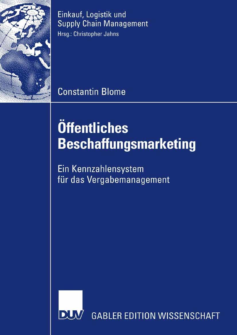 Vorderes Coverbild Öffentliches Beschaffungsmarketing