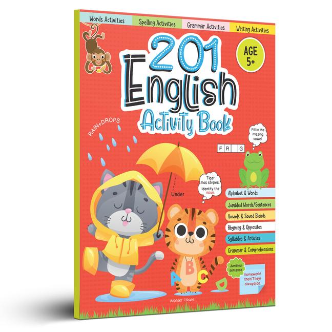 Vorderes Coverbild 201 English Activity Book: Fun Activities and Grammar Exercises