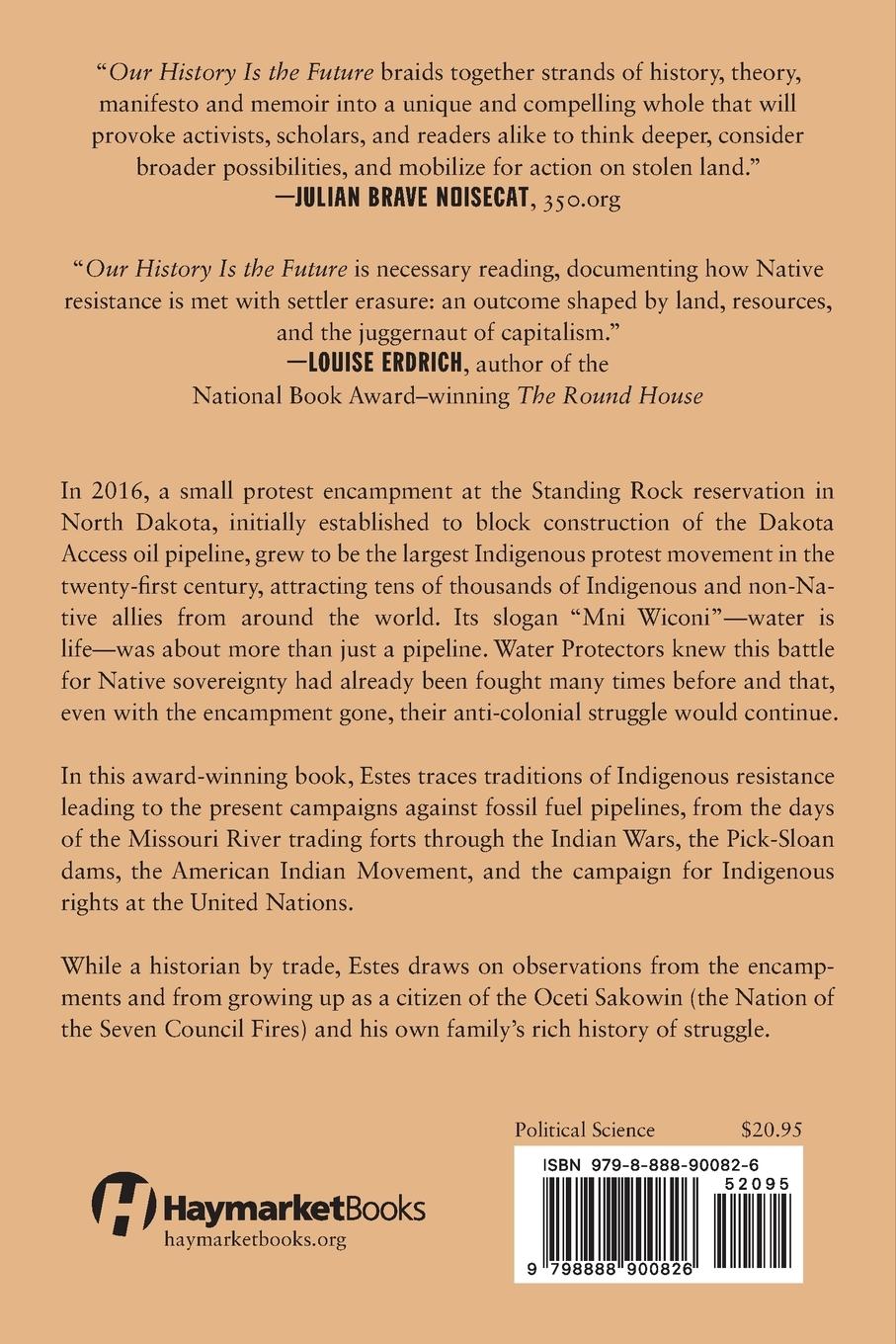 Rückseitencover Our History Is the Future