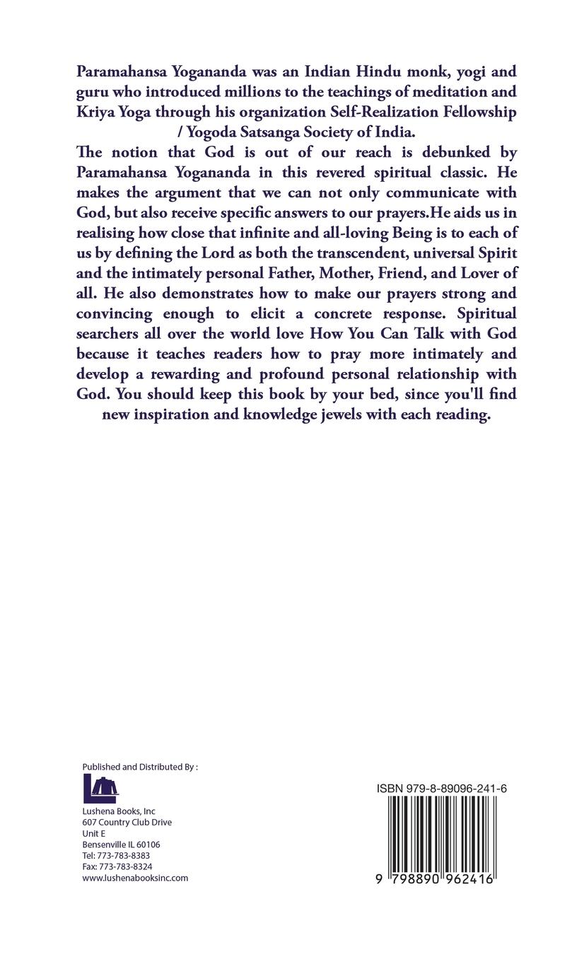 Rückseitencover How You Can Talk With God