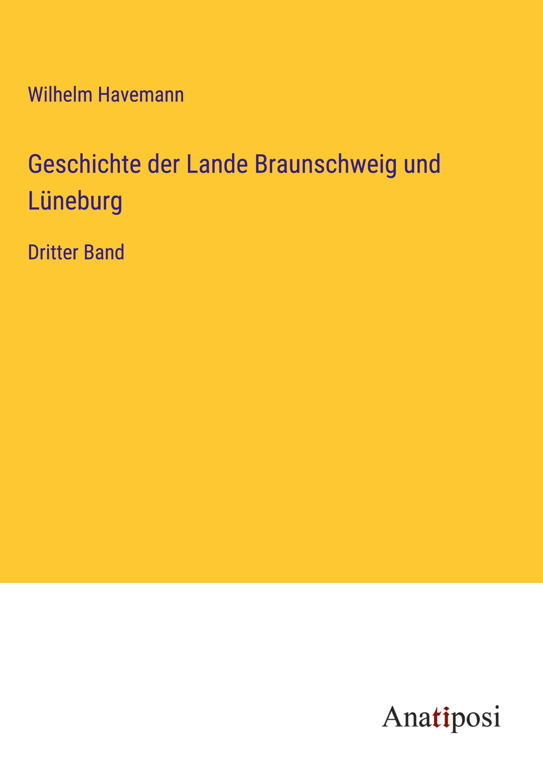 Vorderes Coverbild Geschichte der Lande Braunschweig und Lüneburg